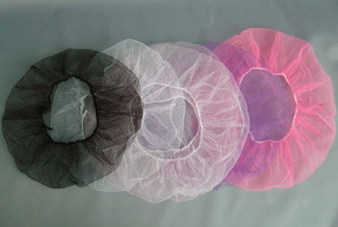 100% Nylon Cleanroom Consumables Disposable Mesh Cap Hair Net Cap For Food Service 0