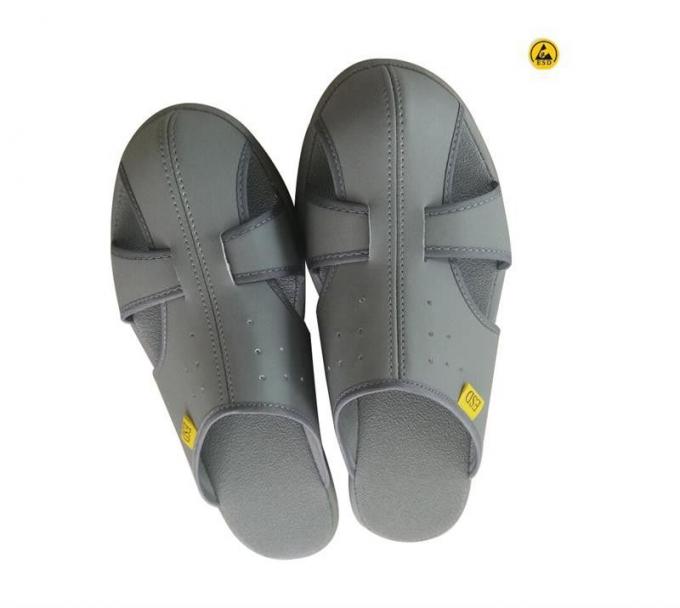 Japanese Style Exquisite Hand Made ESD Footwear White Grey Butterfly Style For Cleanroom 1