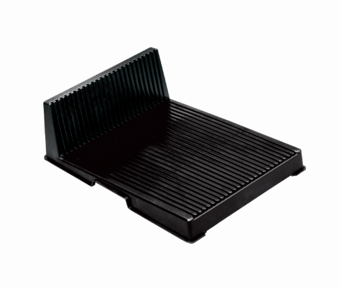 Non Adjustable ESD Magazine Rack L Style 25 Slots PP Conductive Material 1