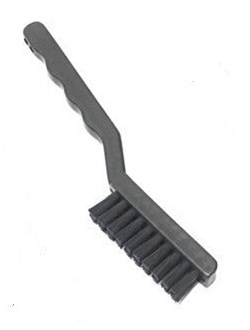 Teeth Shape ESD Safe Brush Conductive Plastic Handle With Synthetics Fibers 2