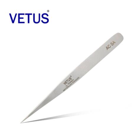 Anti Magnetic Non ESD Safe Tools Precision Tweezers Stainless Steel 12