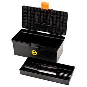 Black Permanent ESD Office Supplies ESD Tool Box For Electronics / Medical Device 0