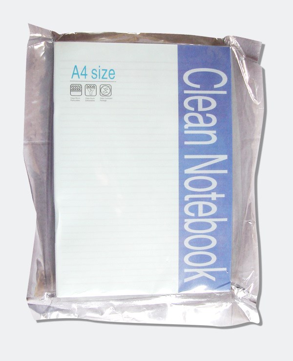 100% Virgin Pulp Cleanroom Paper Notebook Stapled Ruled Line / Graph Line 2