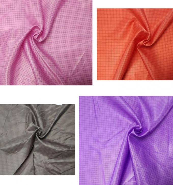 110gsm Anti Static Polyester Fabric 2/3 Twill Woven Style For Biopharmaceutical Industry 1