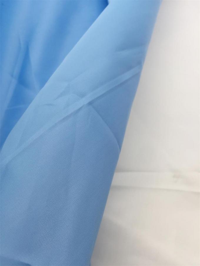 100% Polyester ESD Fabric 100D X 100D Woven Twill Dust Free For Cleanroom 1
