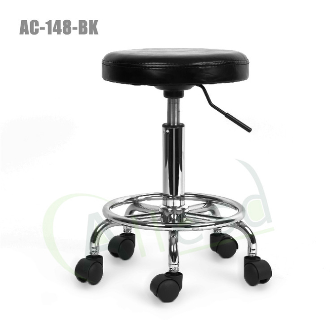Round ESD Safe Chairs Thickened Pu Leather Electronic Industry Lab Used 0