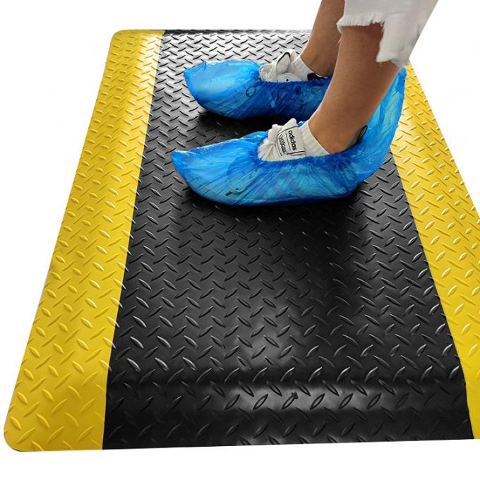 Anti Static PVC Rubber ESD Anti Fatigue Mats Three Layers 0