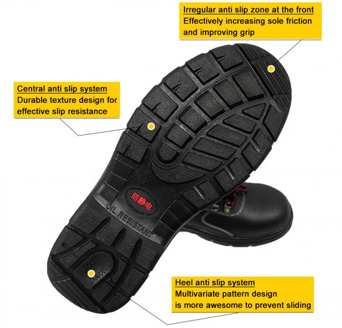 Men'S Anti Impact Anti Puncture ESD Safety Shoes Antistatic Breathable 0