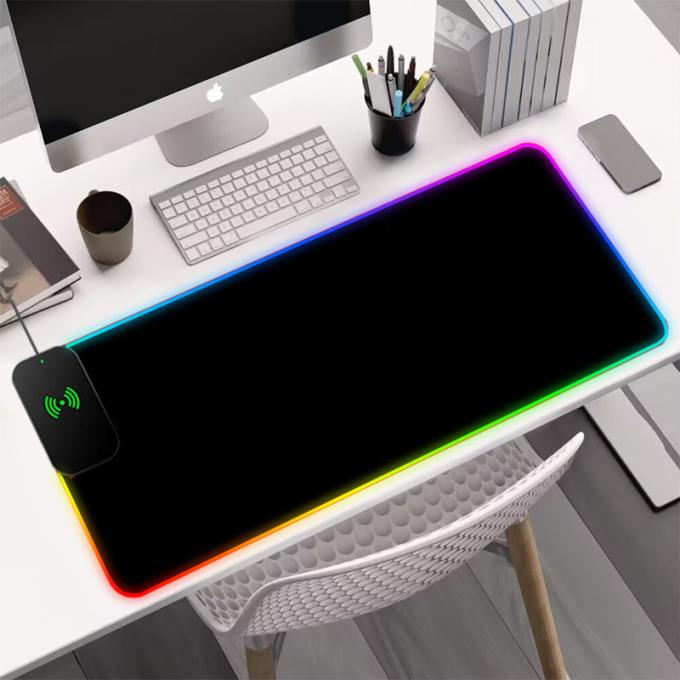 Colorful RGB Gaming Mouse Pad Wireless Charging Waterproof Mouse Pad XXL 800*300*4mm 0