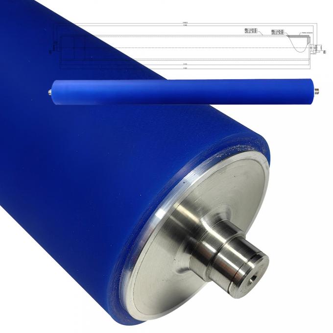 Industry Washable Cleaning PCB Remove Dust Silicone Sticky Roller For Cleaning Machine 0