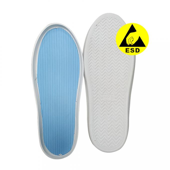 Cleanroom Dustproof ESD Single Sole Antistatic White Safety Boots Sole Extra Large Size 0