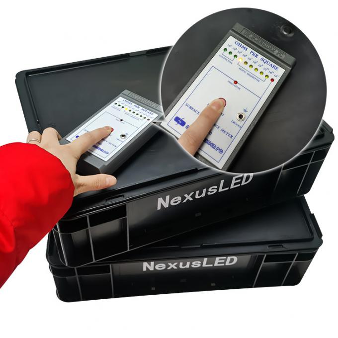 Electronic Anti Static Box SMT Rack Black PCB Packing Storage Component Container Plastic Tray ESD Antistatic Box 0