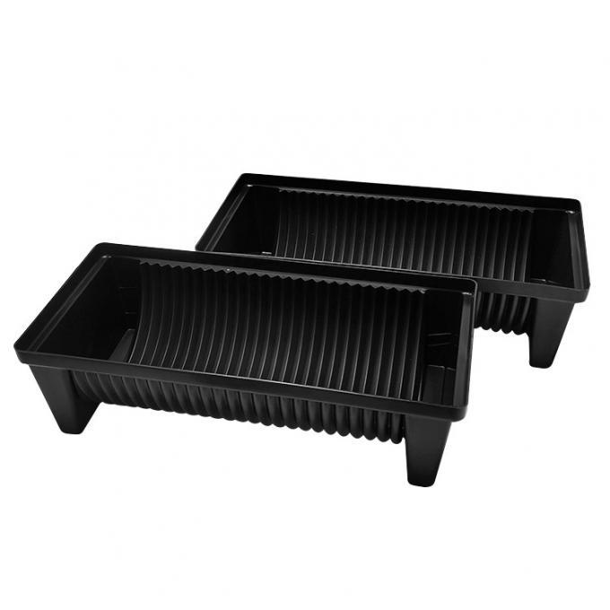 Cleanroom Laboratory SMT PCB Arc Ring ESD Plastic Trays Box 26 Slot Storage Rack Insert Plate Antistatic Tray 0