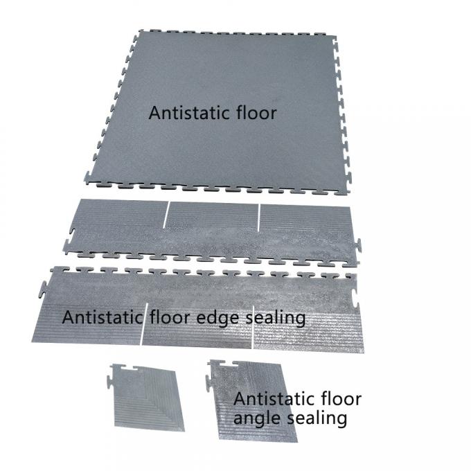 ESD PVC Floor Tile Interlocking ESD Floor Mat Antistatic Floor Tiles for Industrial 1
