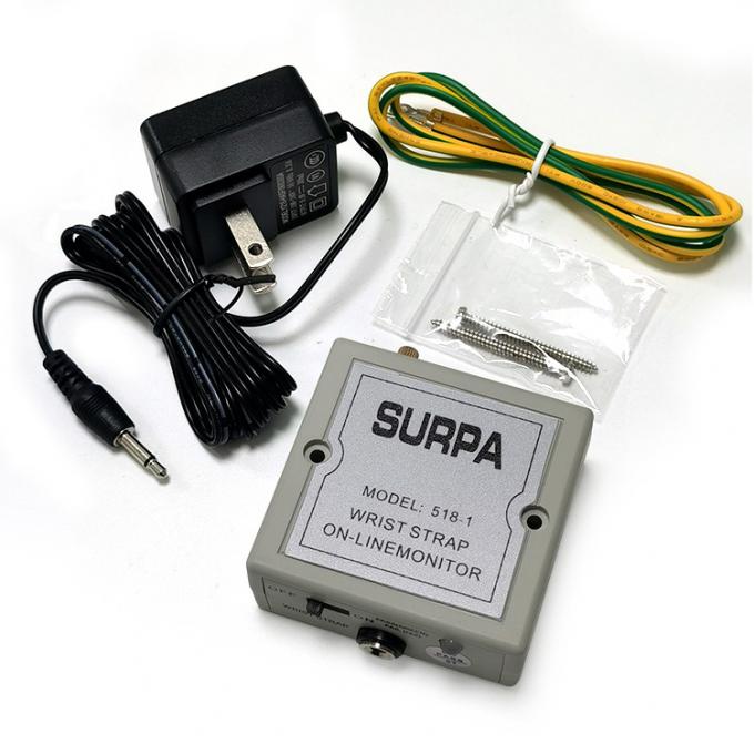 Antistatic Wrist Strap Monitor 518-1 Electrostatic Ring Alarm Esd Wrist Strap Tester 0