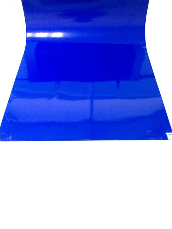 Blue White Disposable PE Cleanroom Sticky Mat 30 layers High Tackiness 18