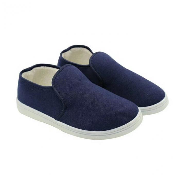 Non Hole ESD Safety Shoes Canvas / PVC Leather Upper Comfortable Unisex For All Seasons 3