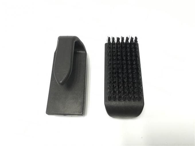 Synthetics Fibers Cleaning Static Discharge Brush Plastic Handle U Shape Color Black 3