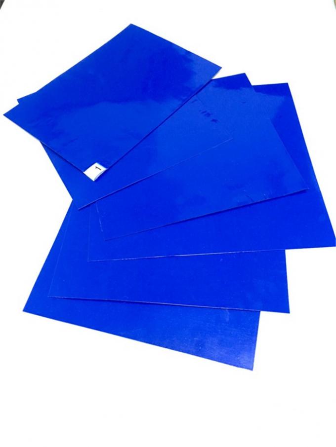 Blue White Disposable PE Cleanroom Sticky Mat 30 layers High Tackiness 18