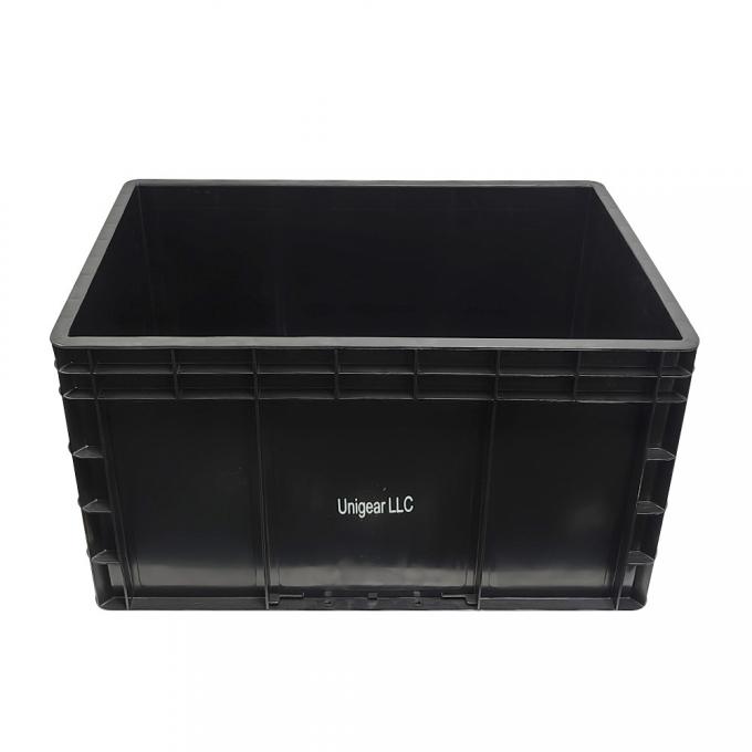 600*400*230mm Black ESD Antistatic Plastic Box Electronic Parts Box Anti-Static Box for Electronics Industry 0