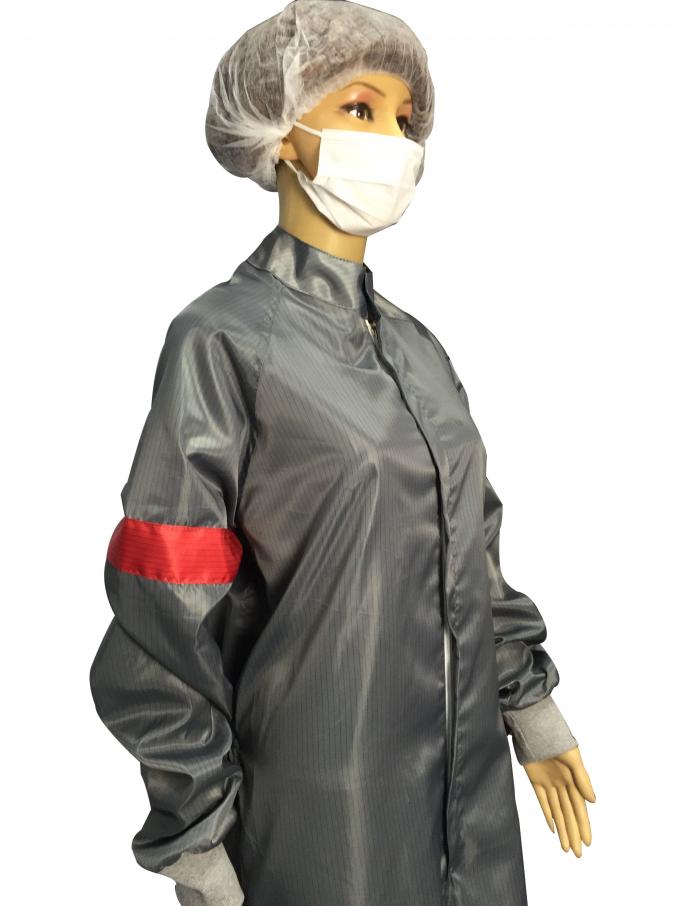 Economic ESD Safe Clothing Anti Static Lab Coat Lightweight For ESD Protected Areas 4