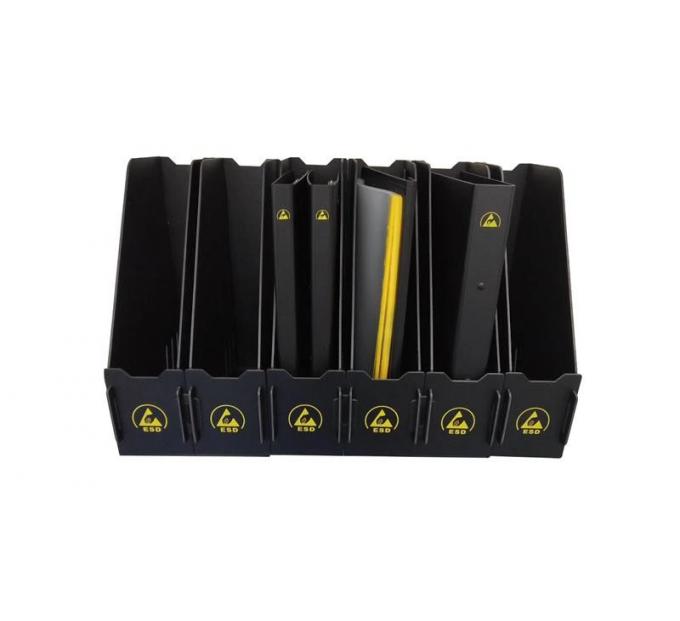Permanent ESD Safe Magazine File Holder With 1 / 2 / 3 Compartments 0