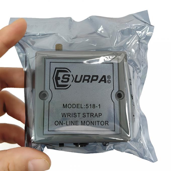 Authentic SURPA 518-1 Electrostatic Ring Online Monitor Anti Static Wristband Alarm Grounding Monitor 0