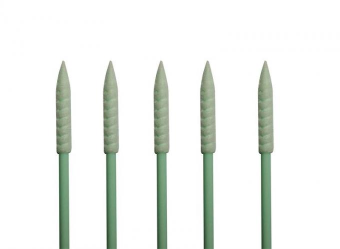 Medium Compressed Cleanroom Swabs Polyurethane Foam Tip High Absorbency 0