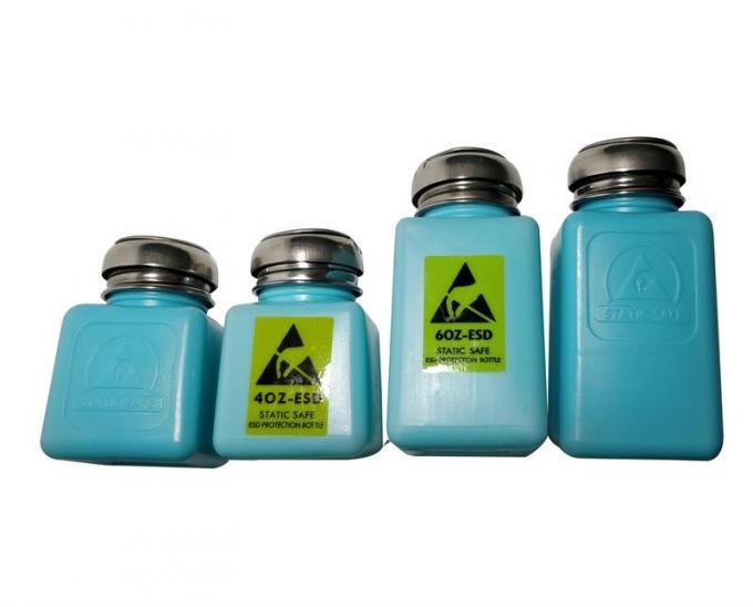 4oz 6oz 8oz ESD Packaging Materials Static Dissipative HDPE Alcohol Bottle 0