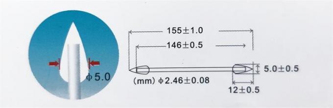 Long Handle Cotton Swabs Cleanroom Consumables 6 Inch Standard Paper / Wood Handle 7