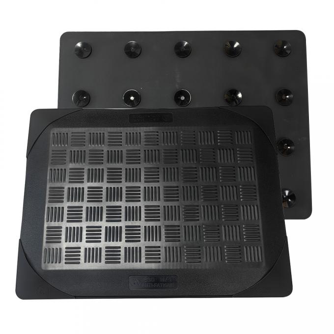 Anti Static ESD Rubber Mat Stop Moving Dust Free Elasticity Anti Fatigue 650*450 0