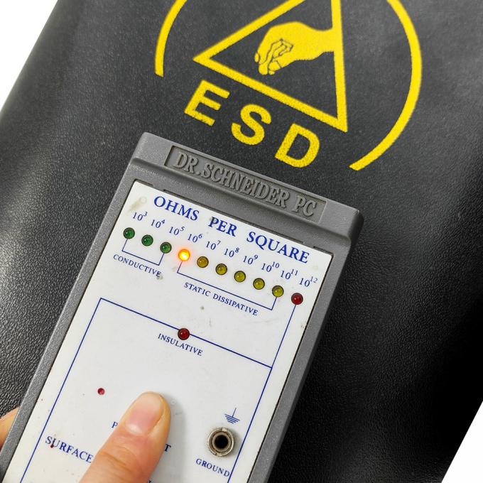 Black ESD Anti-static Plastic Square Dust Free Waste Bin 15L For Cleanroom 1
