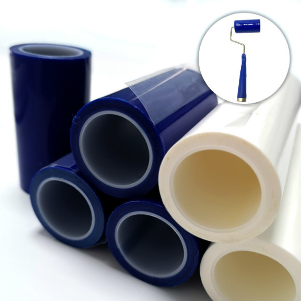 Various Color Dust Removing Sticky Roller For Cleanroom 2 / 4 / 6 / 8 / 12 Inches 2