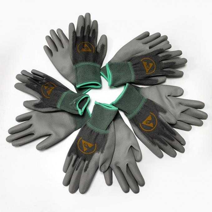 ESD Anti Static PU Coating Gloves For Industrial Wear 1