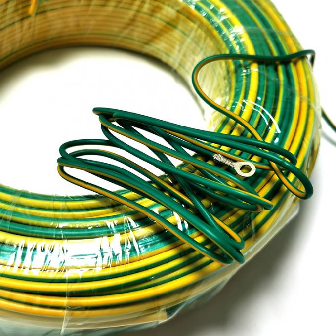 100m Photovoltaic Copper Ground Earth Cable 300/500V 450/750V 5