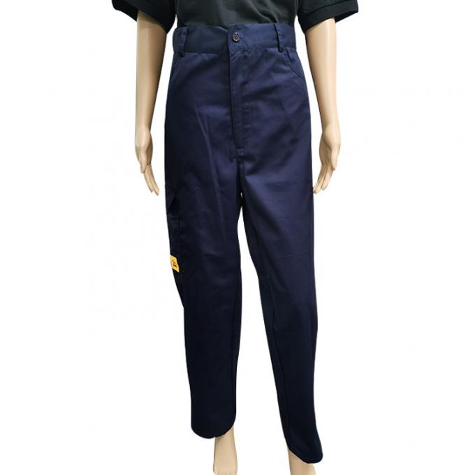 Unisex ESD Anti Static Suit For Class 1000 Cleanroom 2