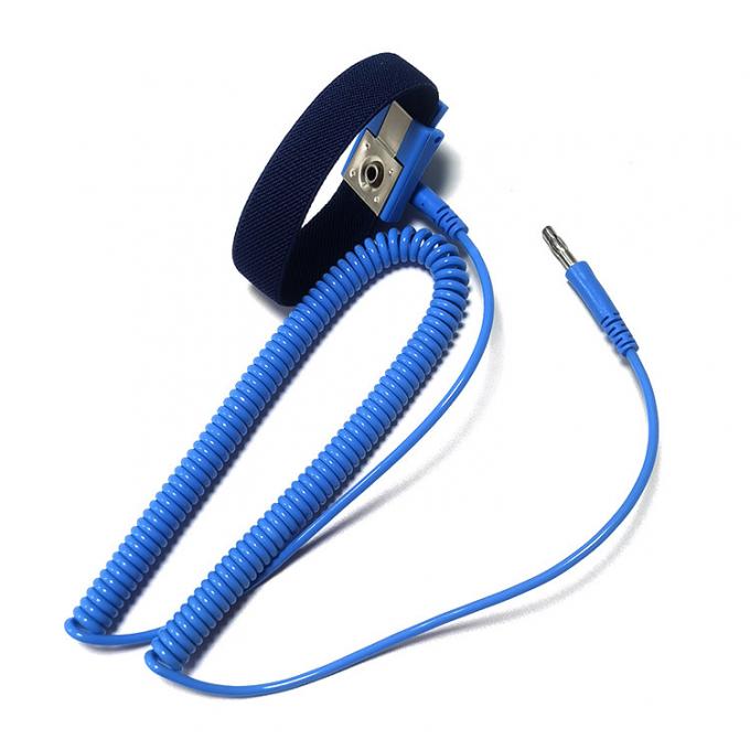 Wired PVC ESD Anti Static Wrist Strap For Electronic Industry 3