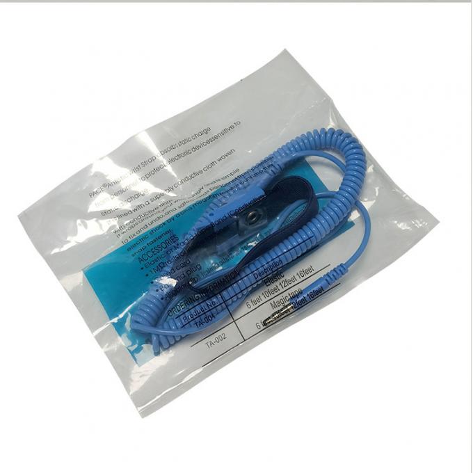 Wired PVC ESD Anti Static Wrist Strap For Electronic Industry 6
