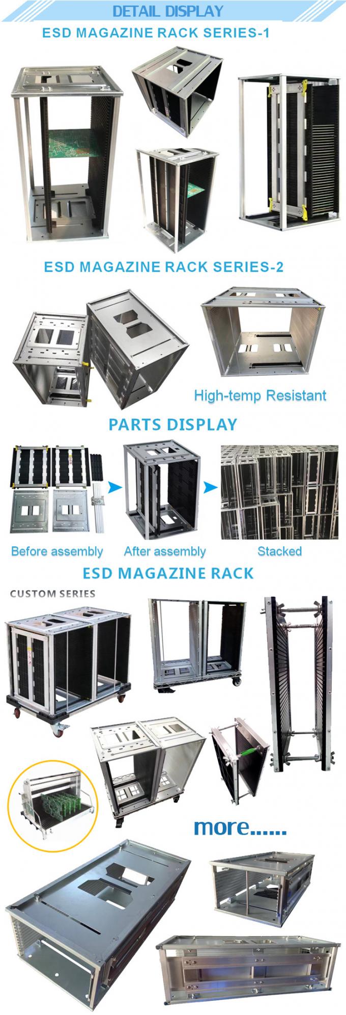 Anti Static SMT ESD Magazine Rack PCB 400x320x380mm 2