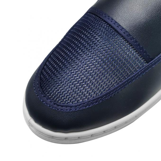 Blue Antistatic PVC Mesh Fabric Breathable ESD Safety Shoes Reusable Washable 0