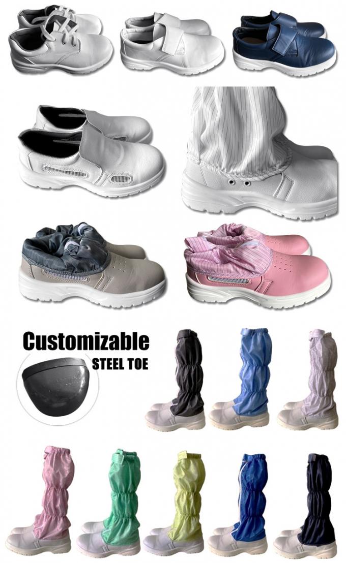 Blue Magic Tape Anti Slip Sole ESD Safety Shoes For Factories Protection 2