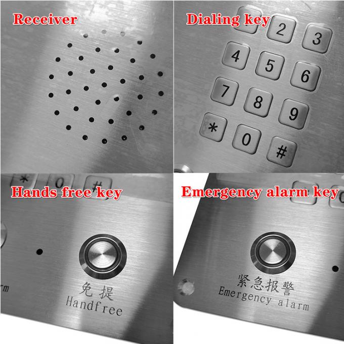 Cleanroom Consumables Handsfree Telephone Stainless Steel 304 1