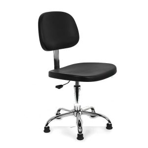 Ergonomic ESD-Safe PU Lab Chair – 360° Swivel
