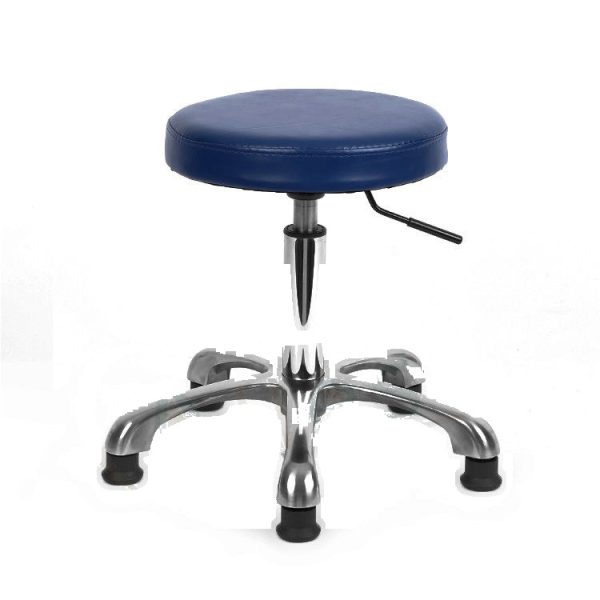ESDpro dust-free ESD-safe PU stool, blue, height-adjustable – view 3