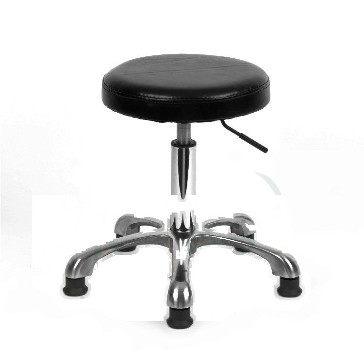 ESDpro round ESD-safe stool with thick PU leather seat – view 3